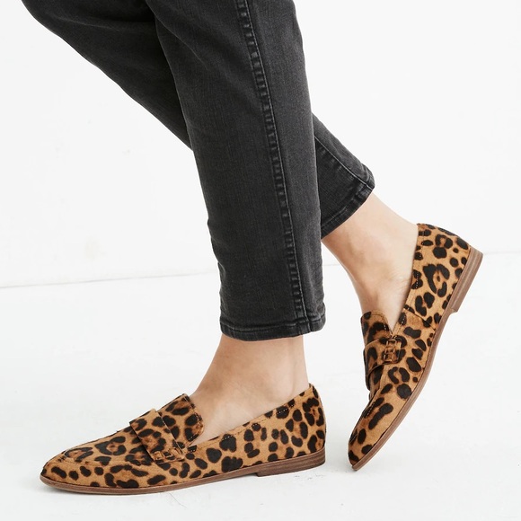 Madewell The Alex Loafer in Leopard Calf Hair - Picture 2 of 5